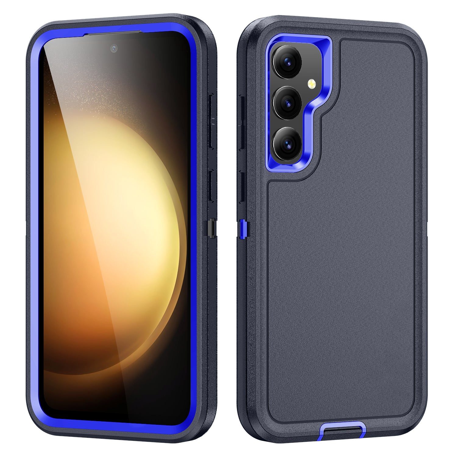 For Samsung Galaxy S23 FE Case PC+TPU+PC Drop-proof Protective Phone Cover For Samsung Galaxy S23 FE Case PC+TPU+PC Drop-proof Protective Phone Cover